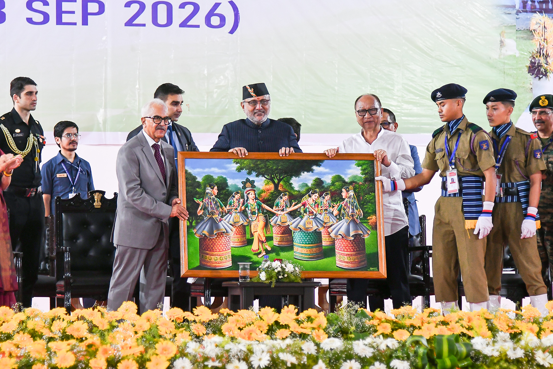 Vice President C. P. Radhakrishnan arrives in Imphal on Northeast tour