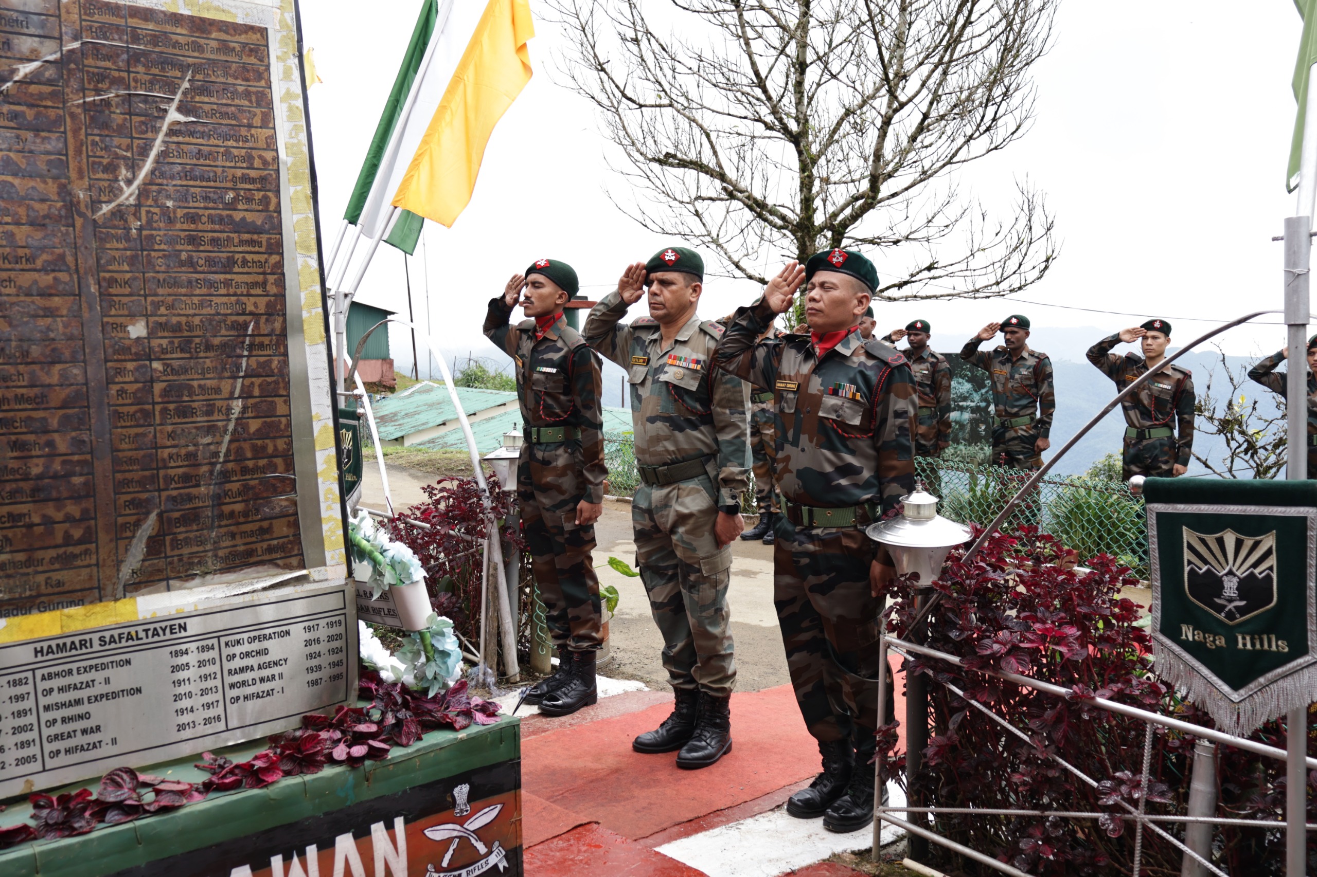 Assam Rifles pays tribute to seven martyrs in Tengnoupal