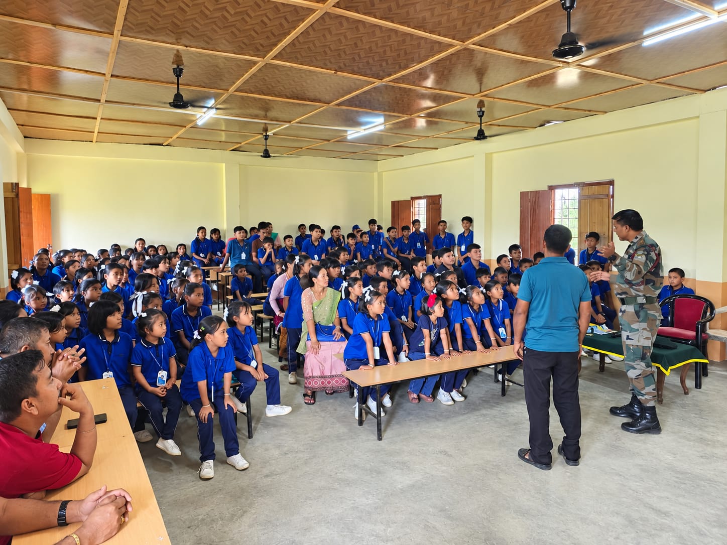 Assam Rifles conducts twin educational initiatives in Kakching and Keithelmanbi