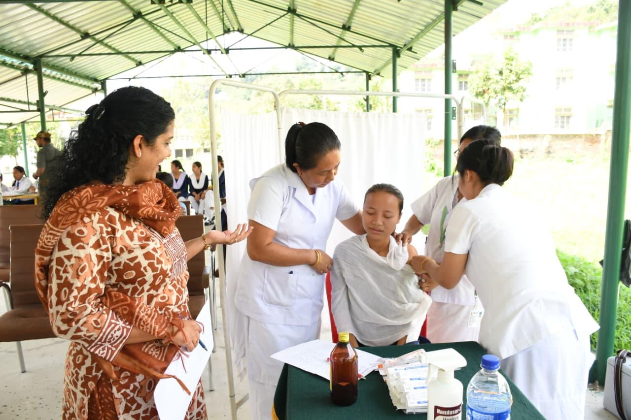 Assam Rifles facilitates HPV vaccination drive in Pallel
