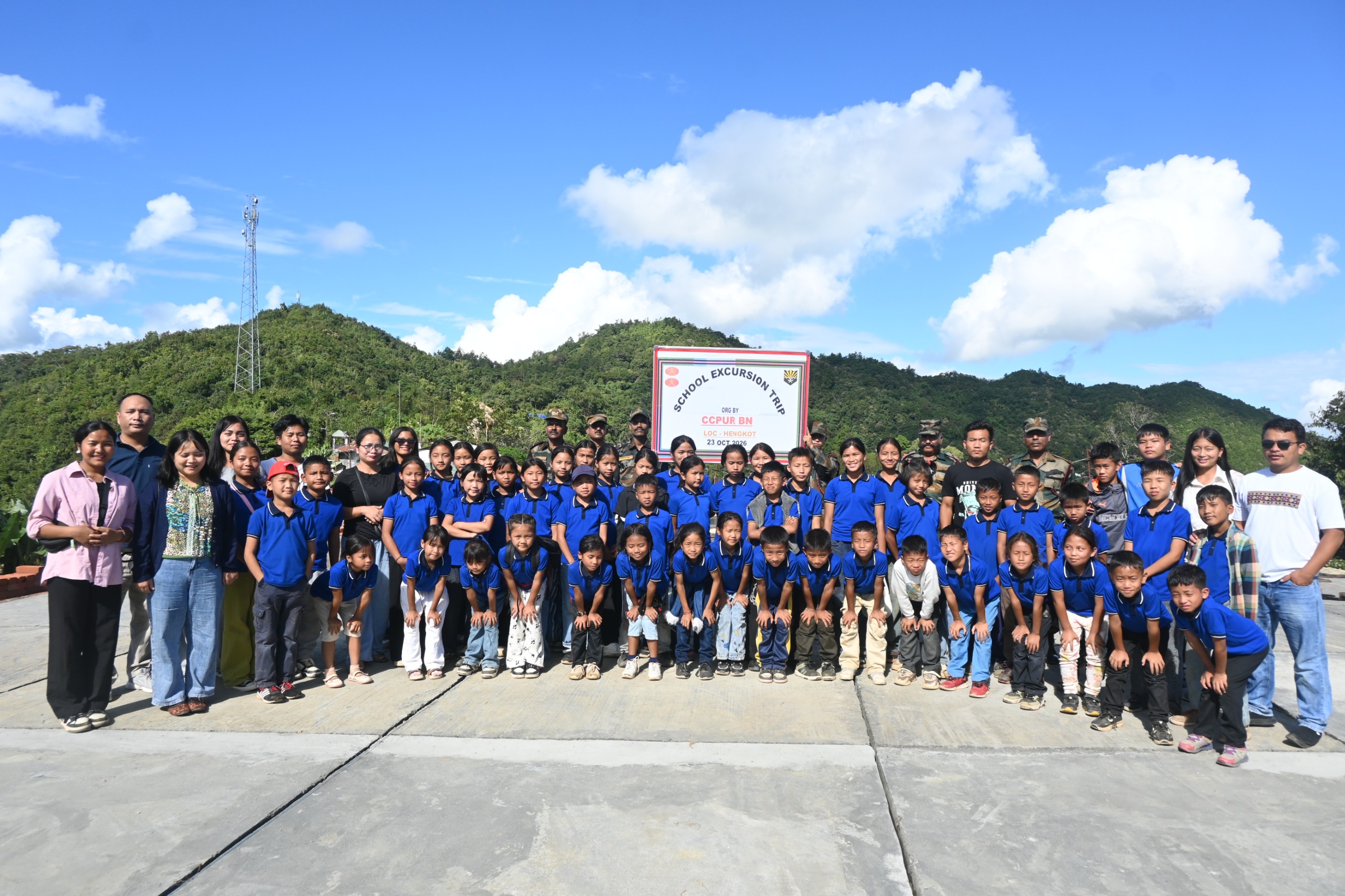 56 students join Assam Rifles educational trip