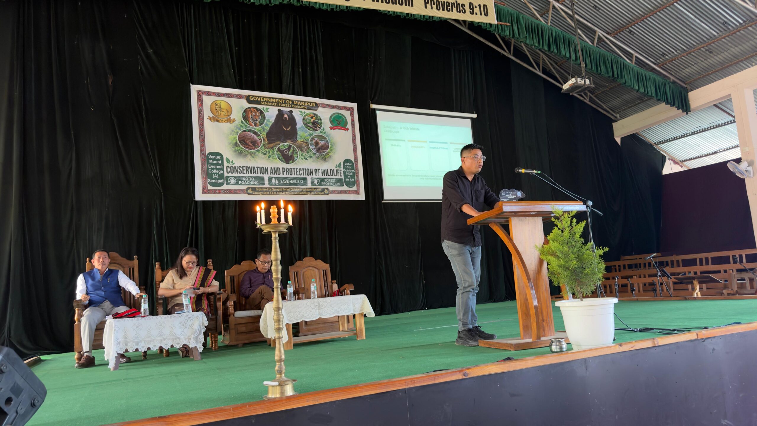 Over 400 students attend wildlife conservation awareness programme in Senapati