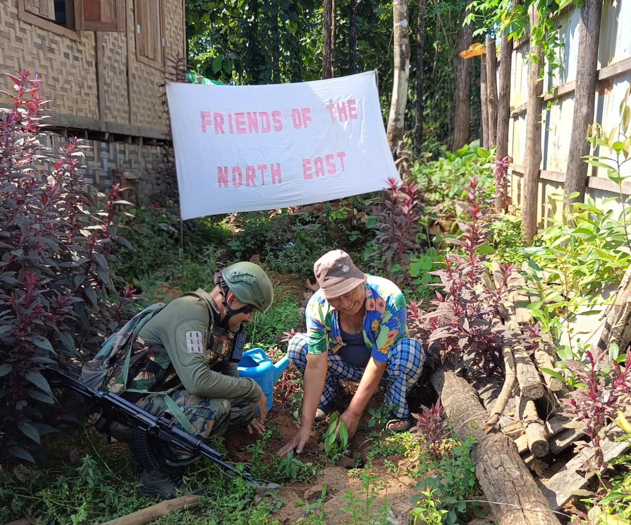 Assam Rifles conducts tree plantation drive in Moreh