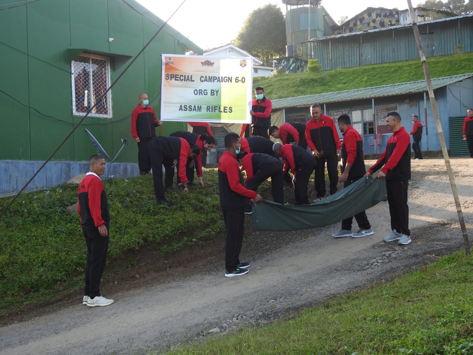 Assam Rifles organises Swachhta Abhiyan in Chandel