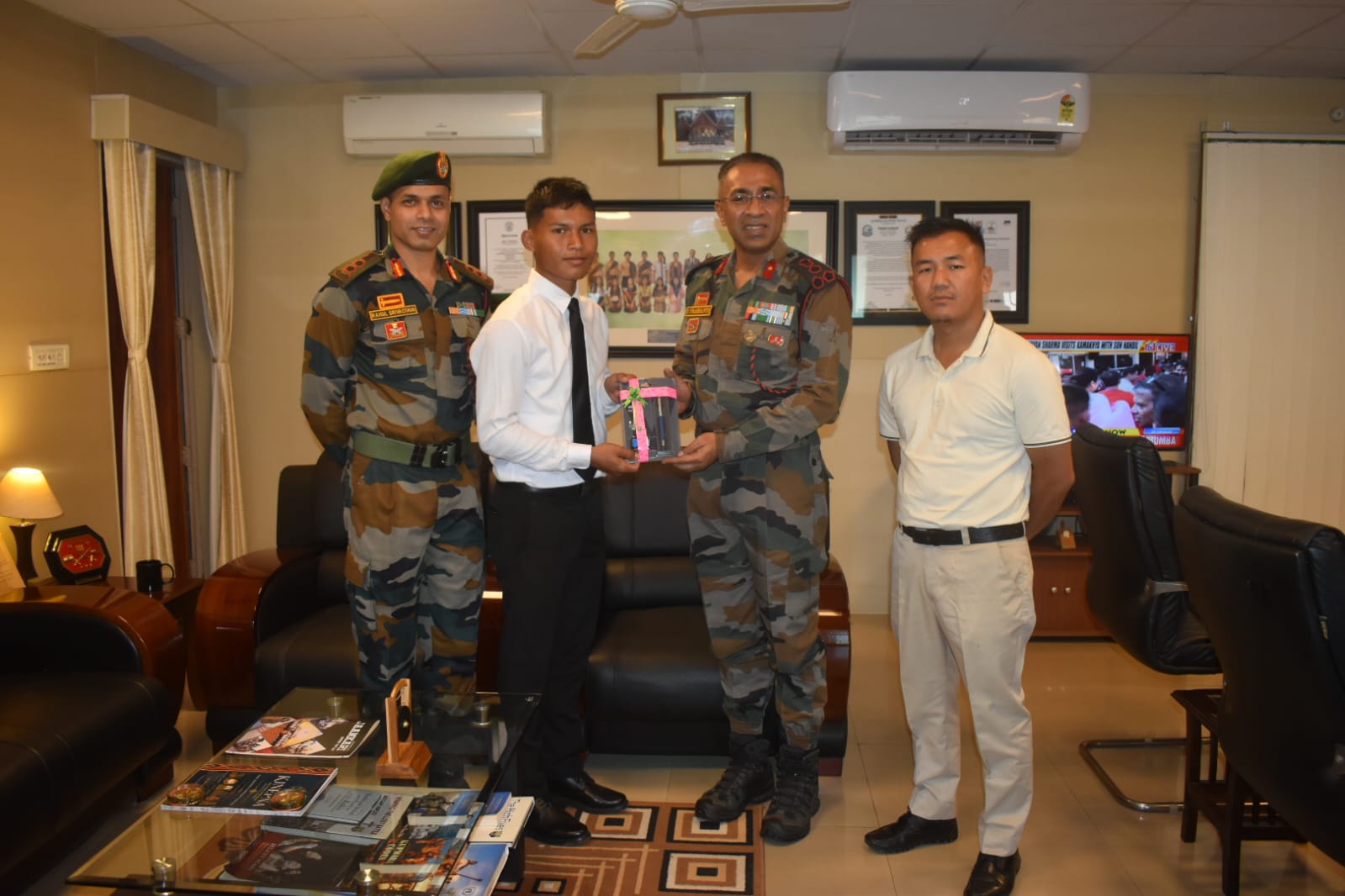 Assam Rifles coaches Churachandpur youth to clear NDA II 2026 exam