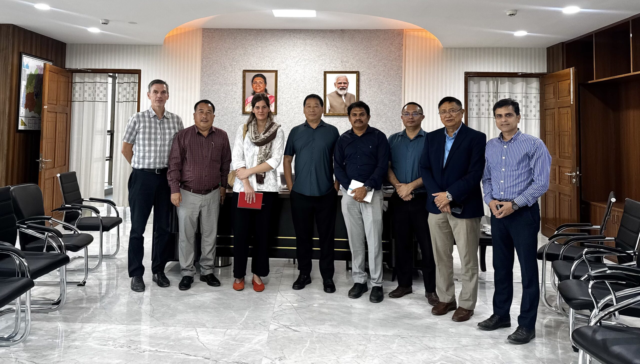 Losii Dikho meets KfW-COSFOM team in Manipur
