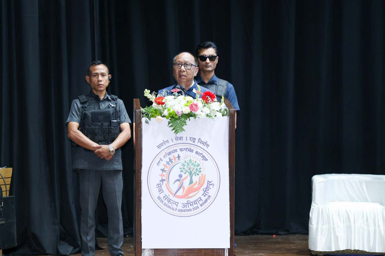 CM Yumnam Khemchand Singh attends Jan Sevak Mahakumbh in Imphal