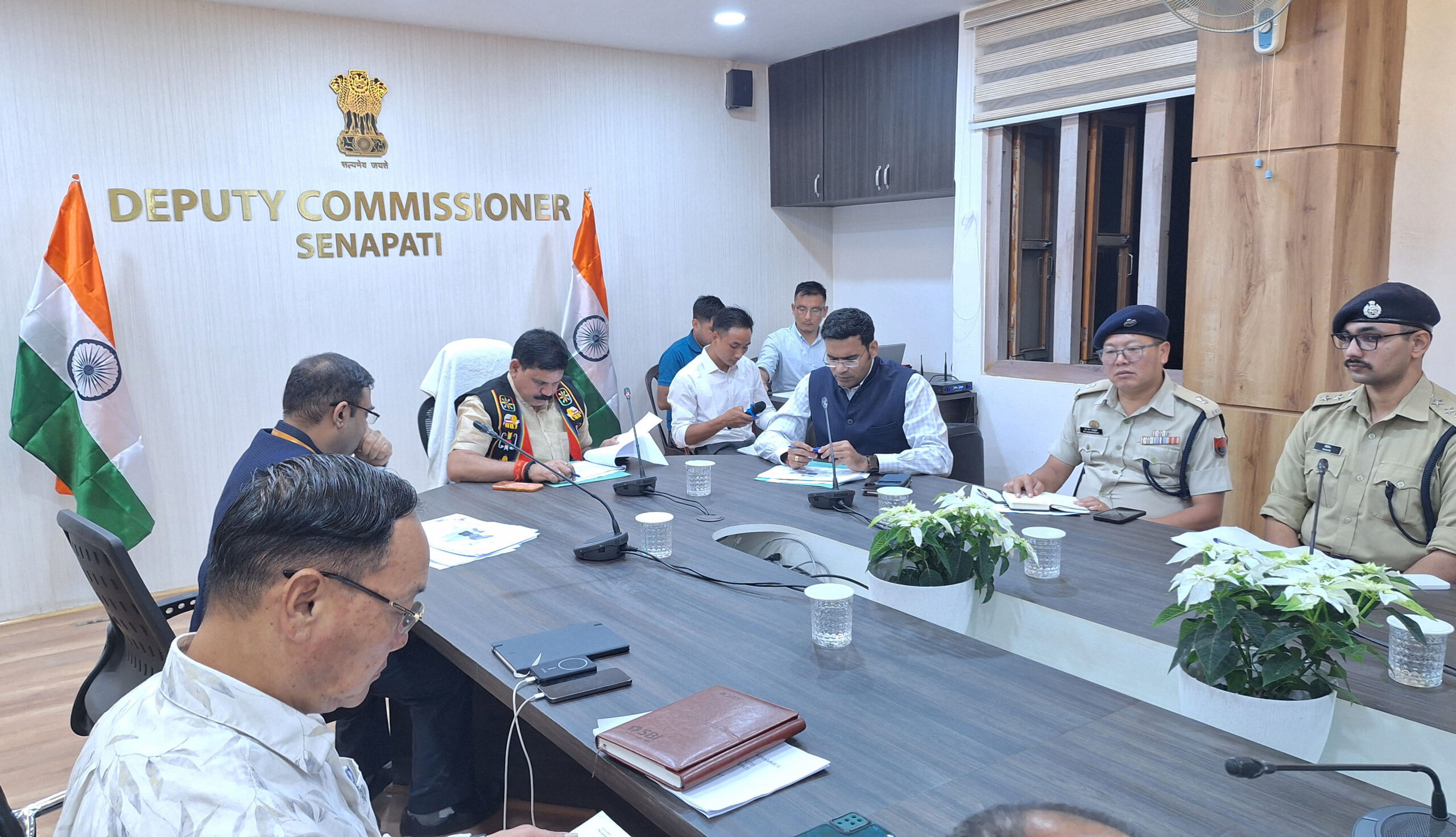 Minister chairs development review meeting in Senapati