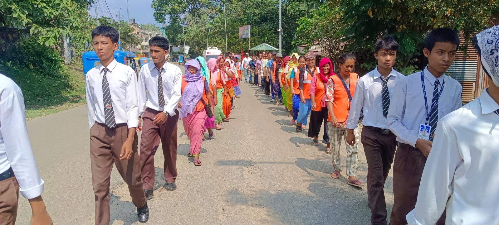 Seva Jyoti Yatra held in Jiribam