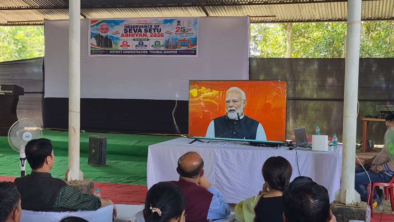 Seva Setu Abhiyan held at Salungpham, Thoubal