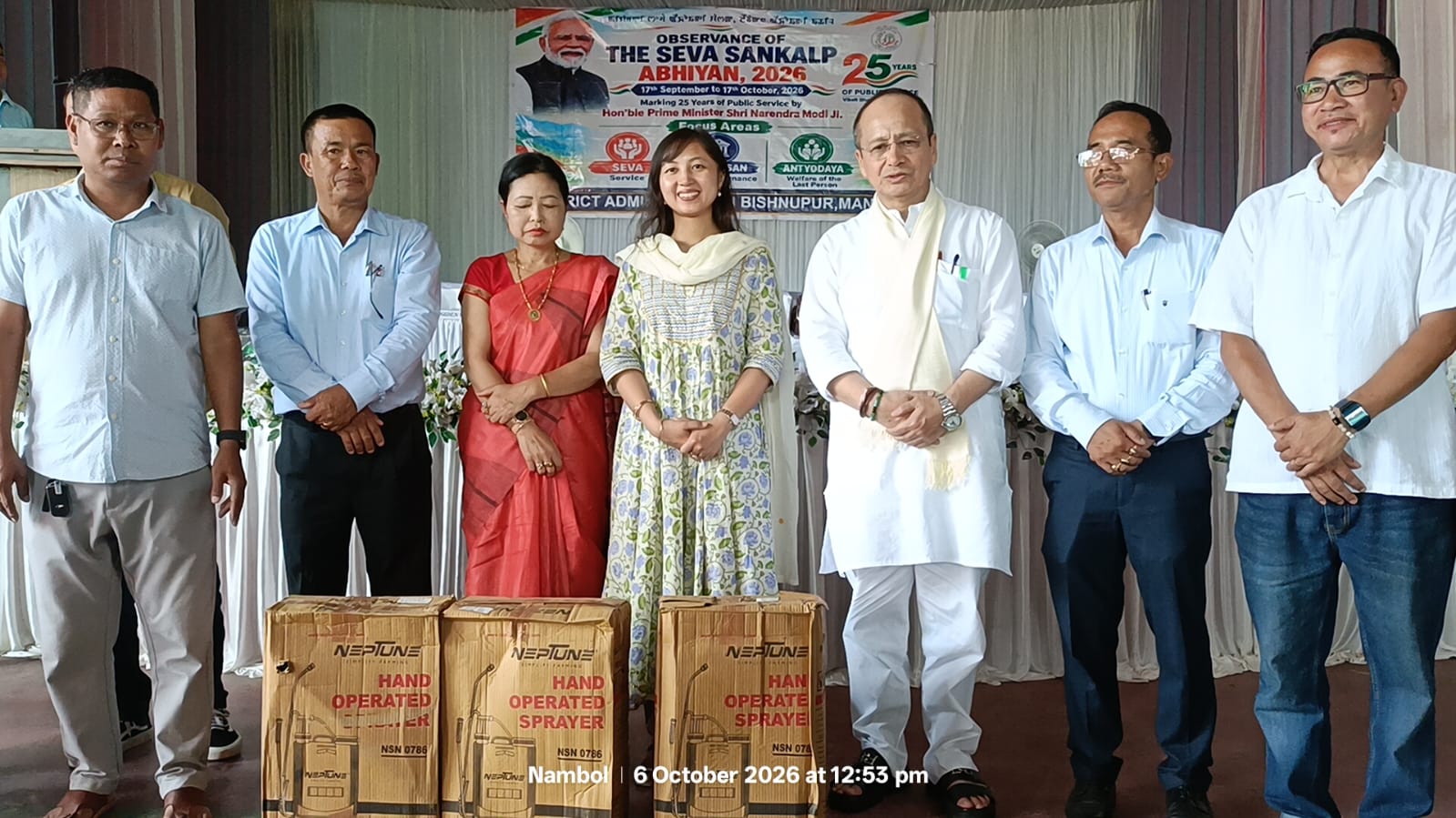 Seva Setu Abhiyan held for Nambol assembly constituency