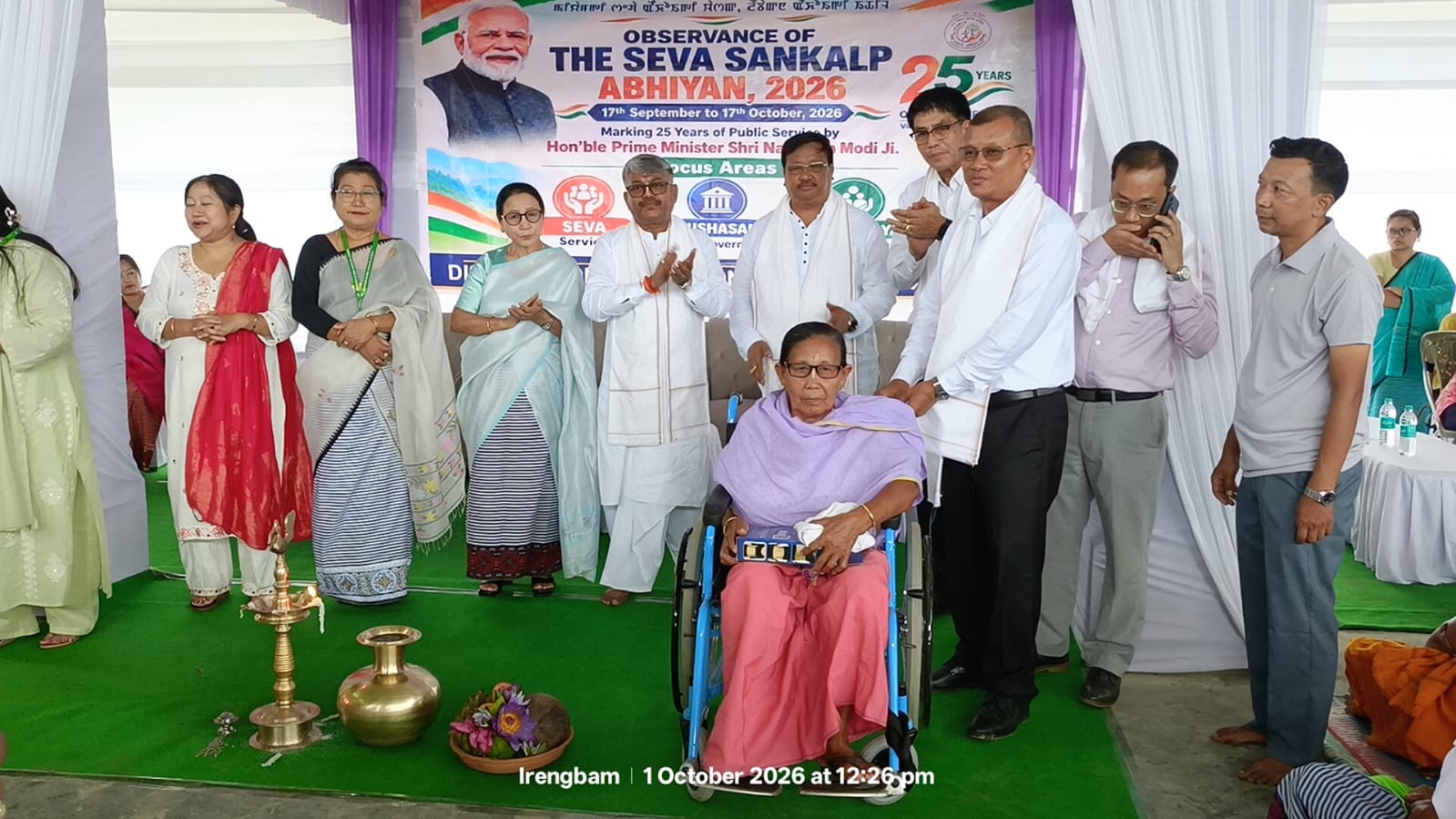 Seva Setu Abhiyan held in Oinam AC